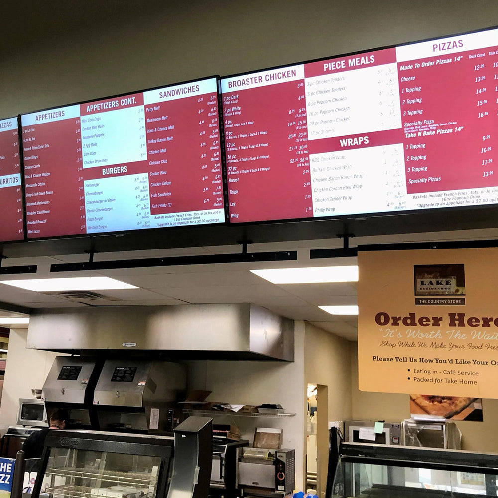 LCD Menu Boards