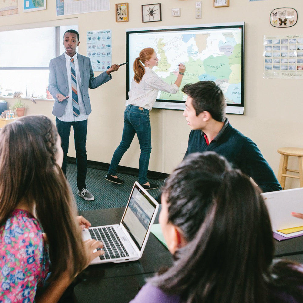 STARVIEW 100" 450 NITS UHD SCREEN SA-P98.EE-C (WITH EX CAMERA & MIC VIDEO CONFERENCE)