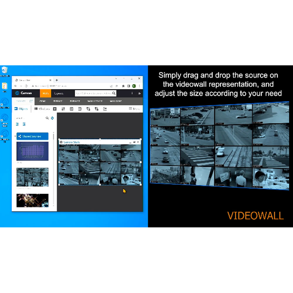 Bộ xử lý tường video - Canvas